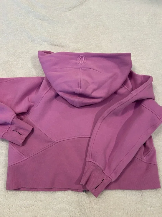 LULULEMON CROPPED SCUBA HOODIE FULL ZIP XS/S - Picture 3 of 3